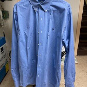 Ralph Lauren Light Blue Button-Down Dress Shirt